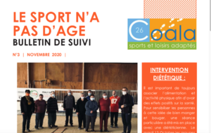 Bulletin de suivi N°3 Le Sport N'a Pas d'Age