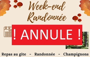 Week End Randonnée ( ANNULE )